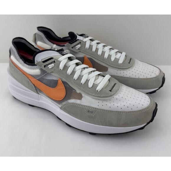 Nike Waffle One white and gray shoes - Picture 2 of 12